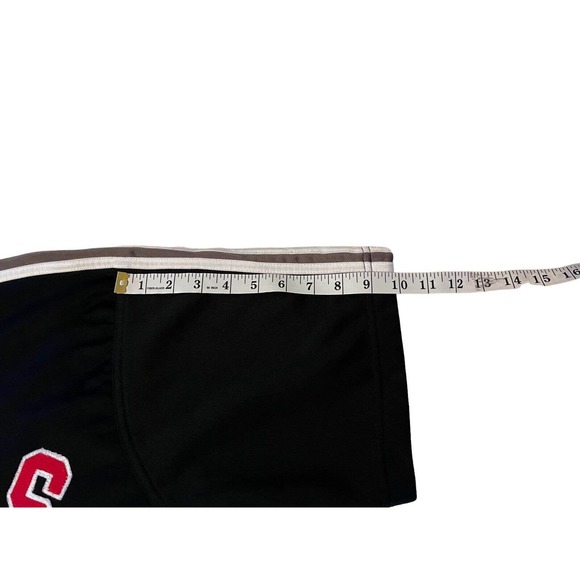 Vintage Adidas Shirt Medium Black Spartans Basketball Warm Up Shirt Snap On - Picture 8 of 9